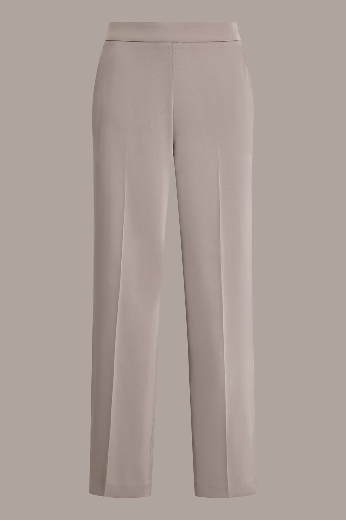 SATIN EXTRA HIGH-RISE WIDE-LEG SUIT PANT