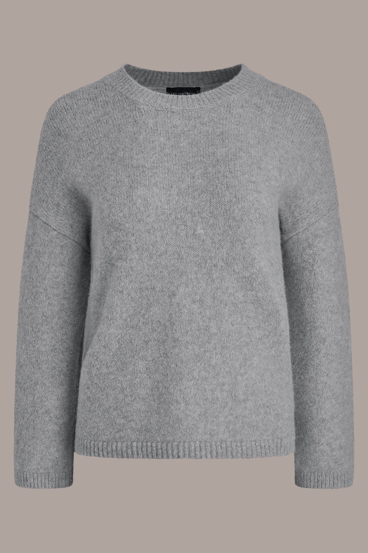 OVERSIZED LONG SLEEVE CREW-NECK SWEATER