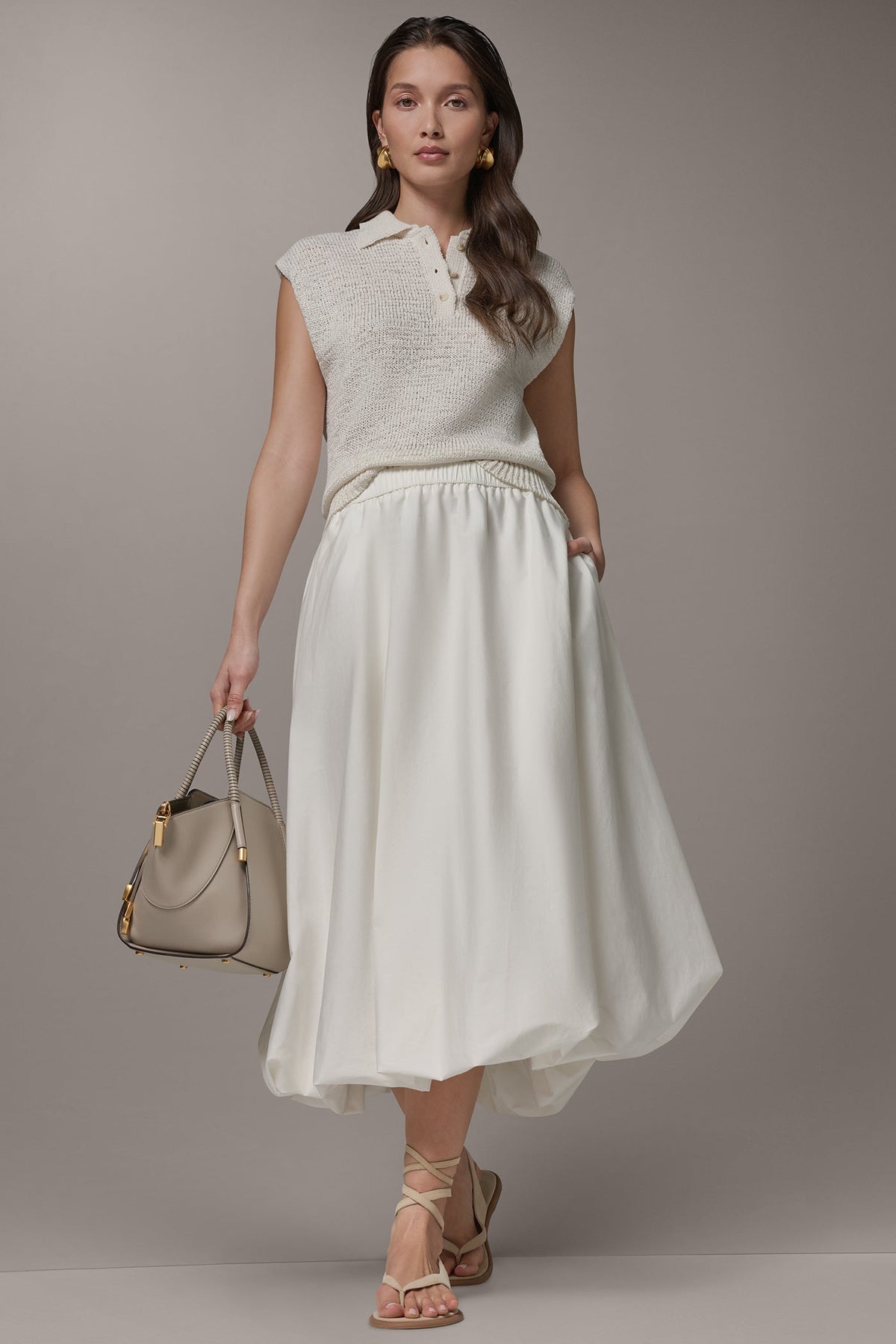 MIDI BUBBLE SKIRT