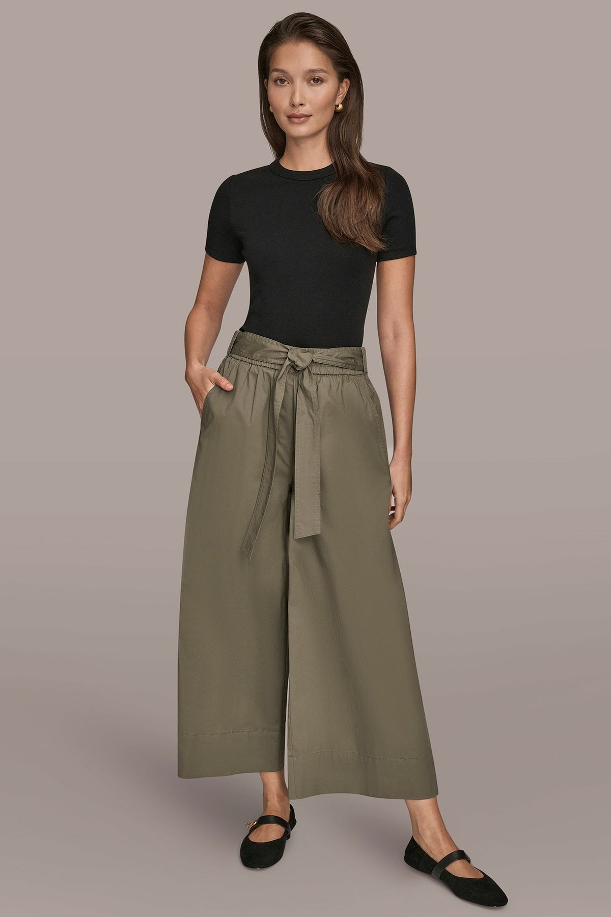 CROPPED MID-RISE PANT