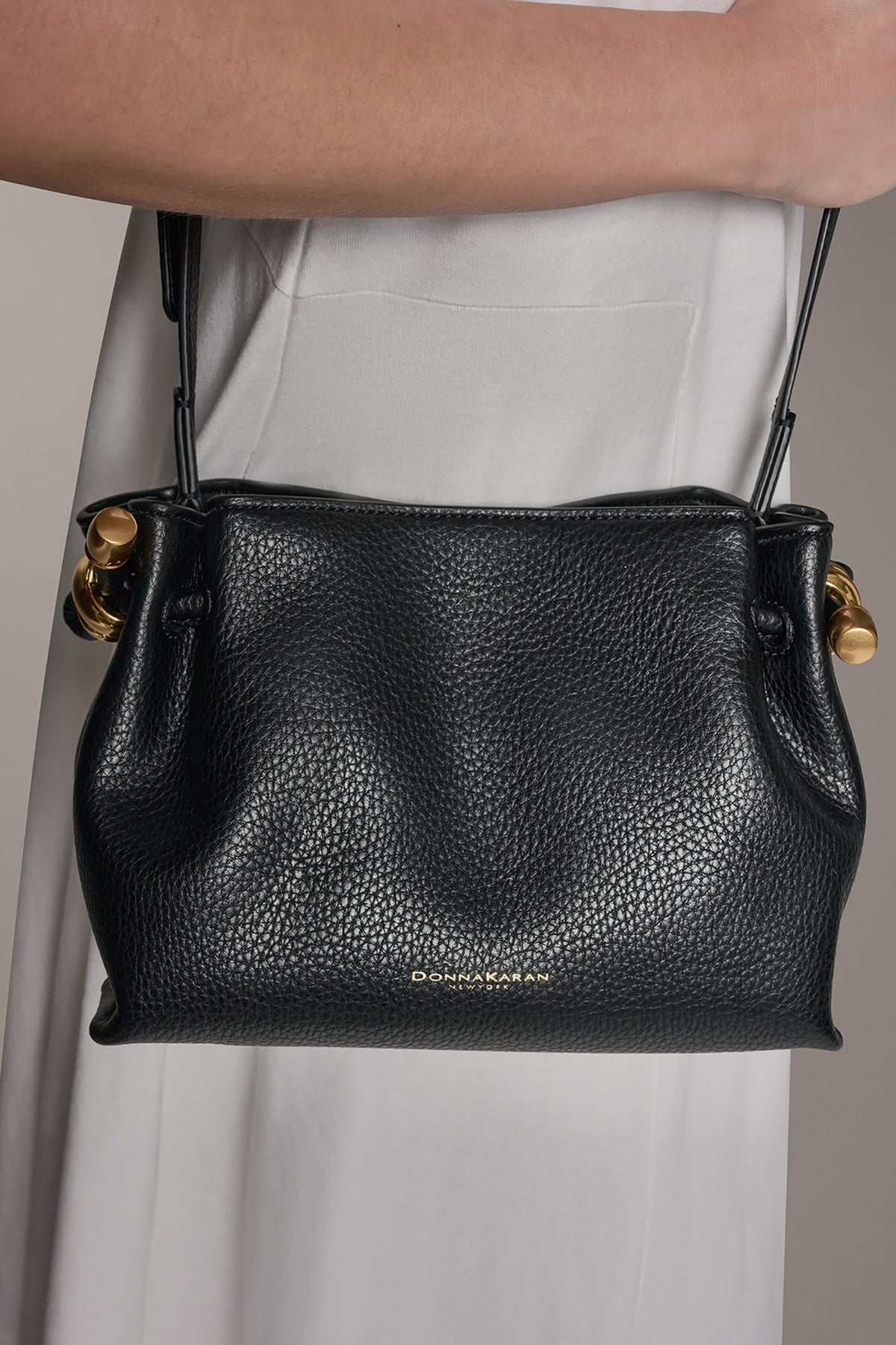 CASHMERE LEATHER CROSSBODY BAG