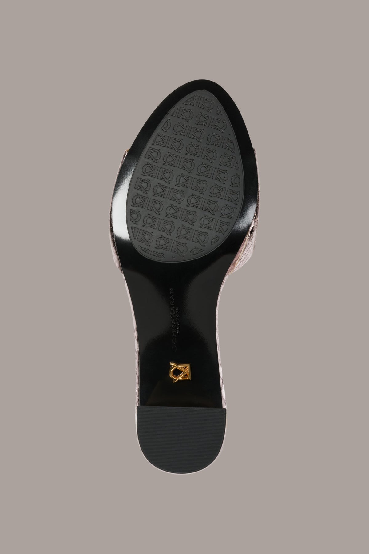 SANGRIA METALLIC SNAKE-PRINT MULE SANDAL