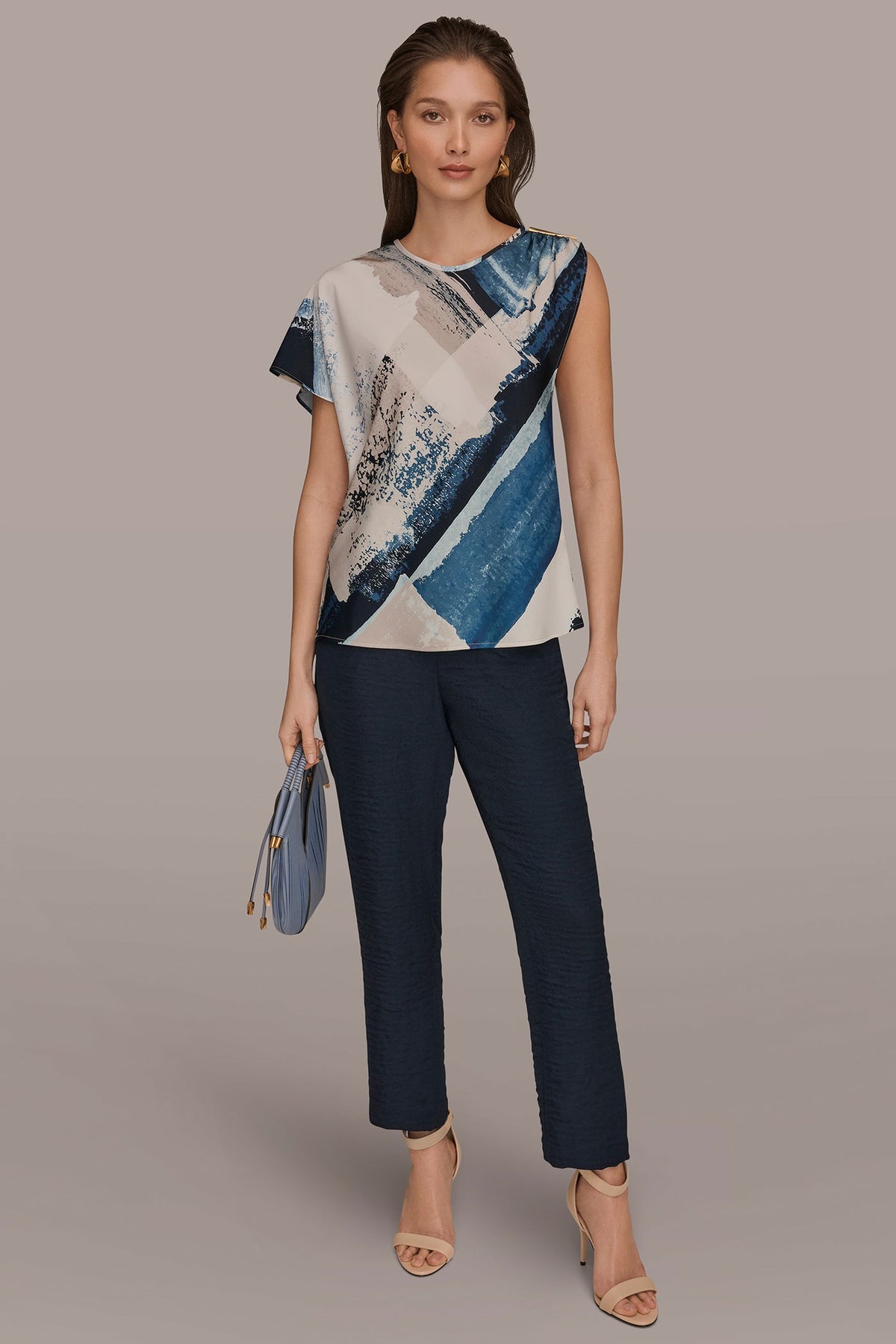 ASYMMETRICAL SHOULDER BLOUSE