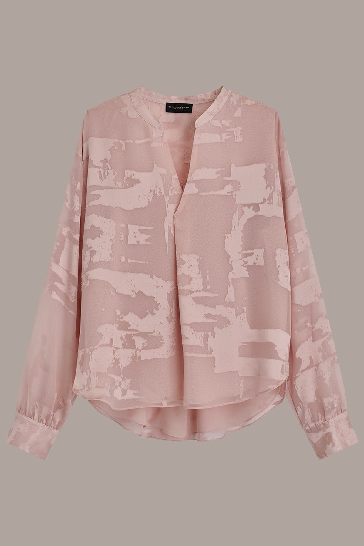 ABSTRACT BURNOUT BLOUSE