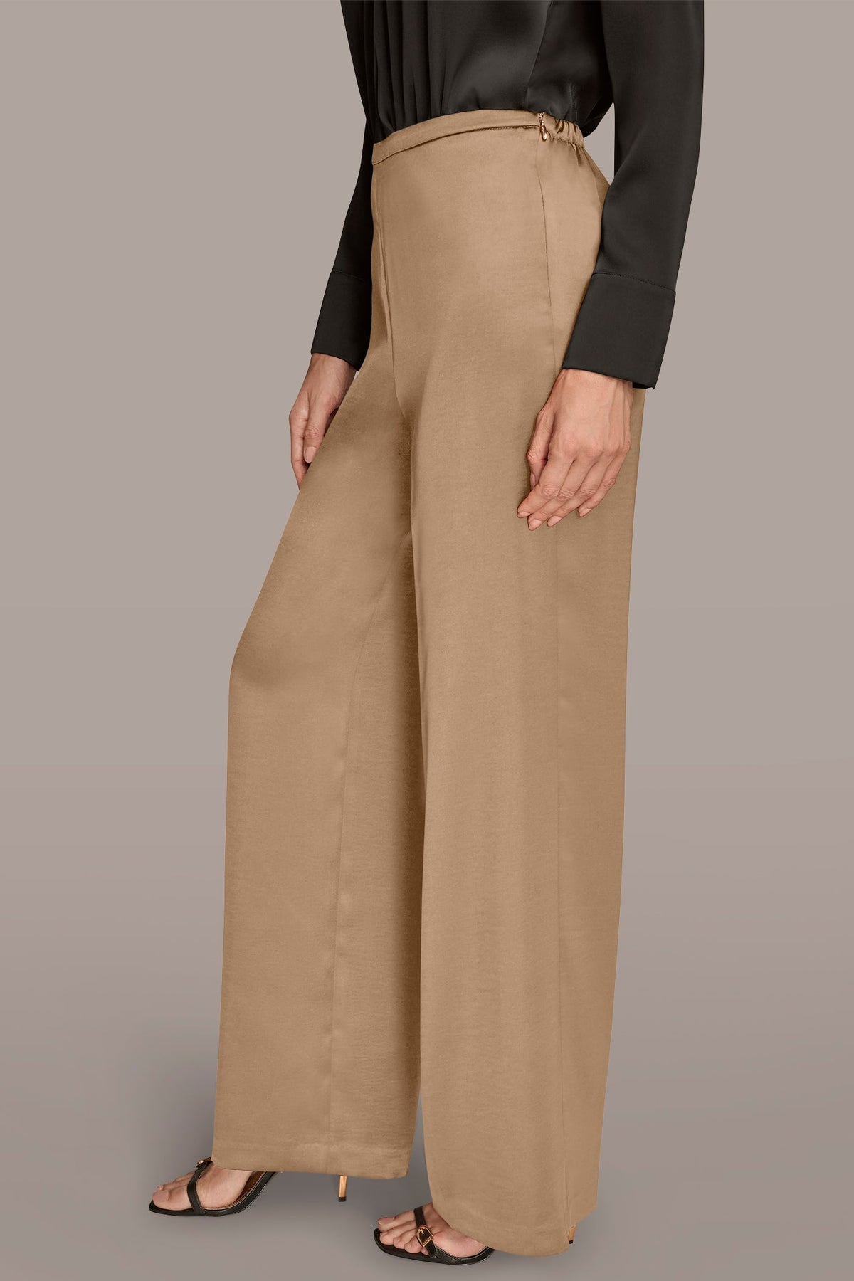 WIDE LEG PULL ON PANT