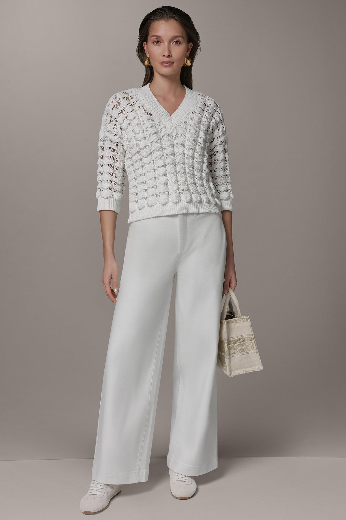 3/4 SLEEVE SWEATER