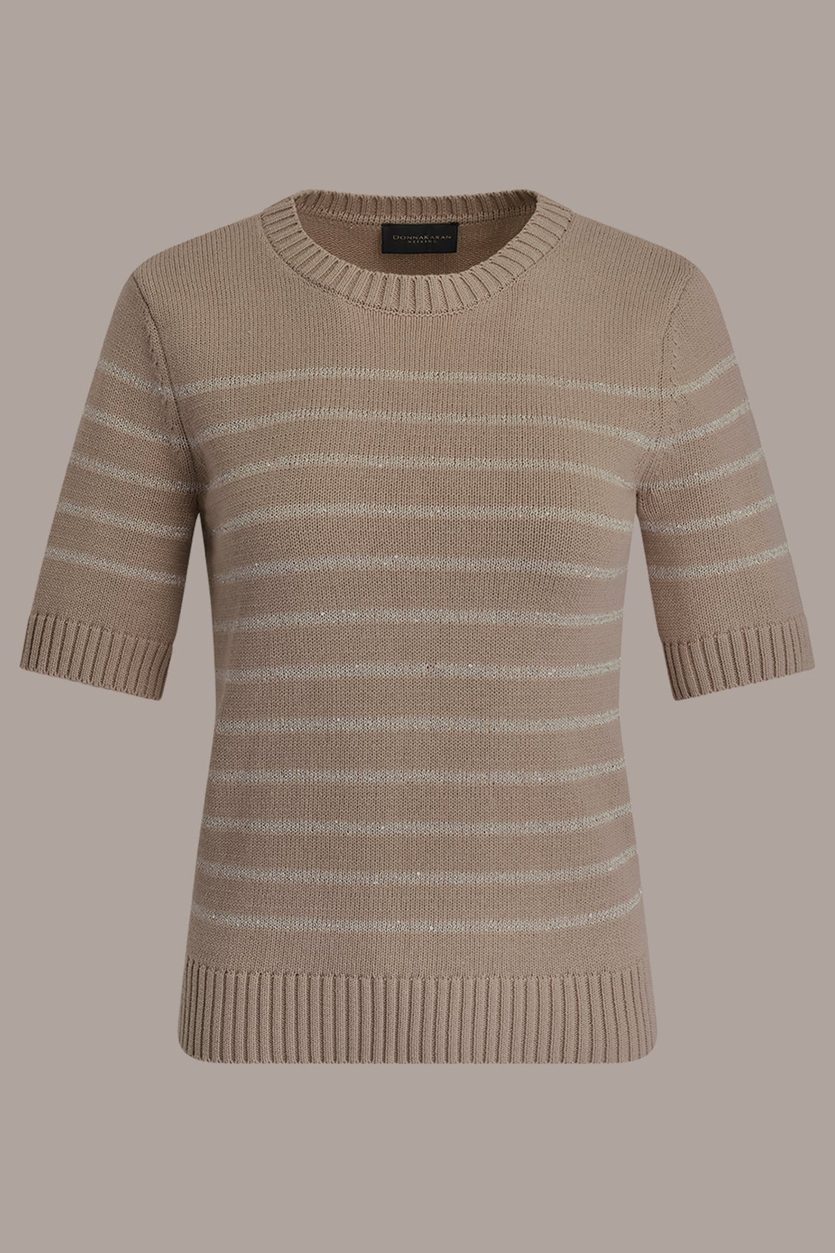 SEQUIN STRIPE SWEATER