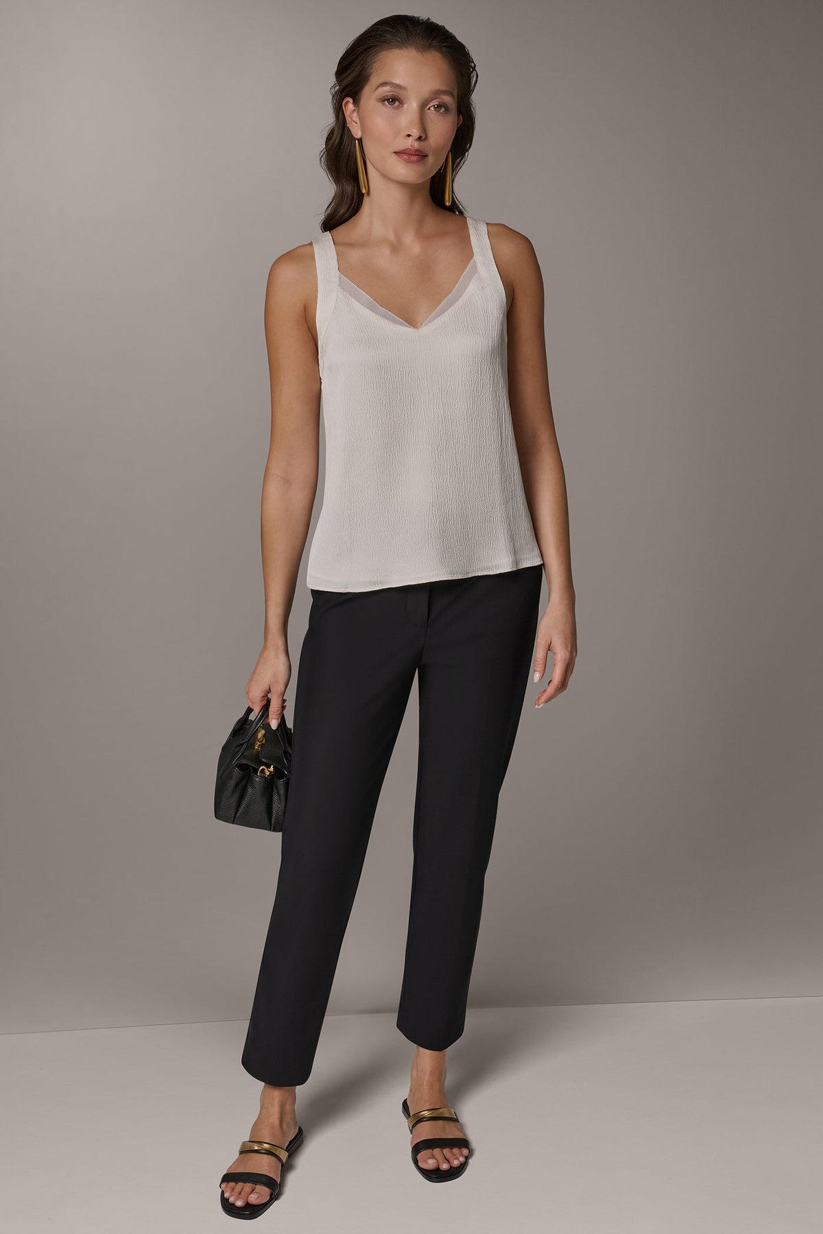 CHIFFON TRIM SHELL
