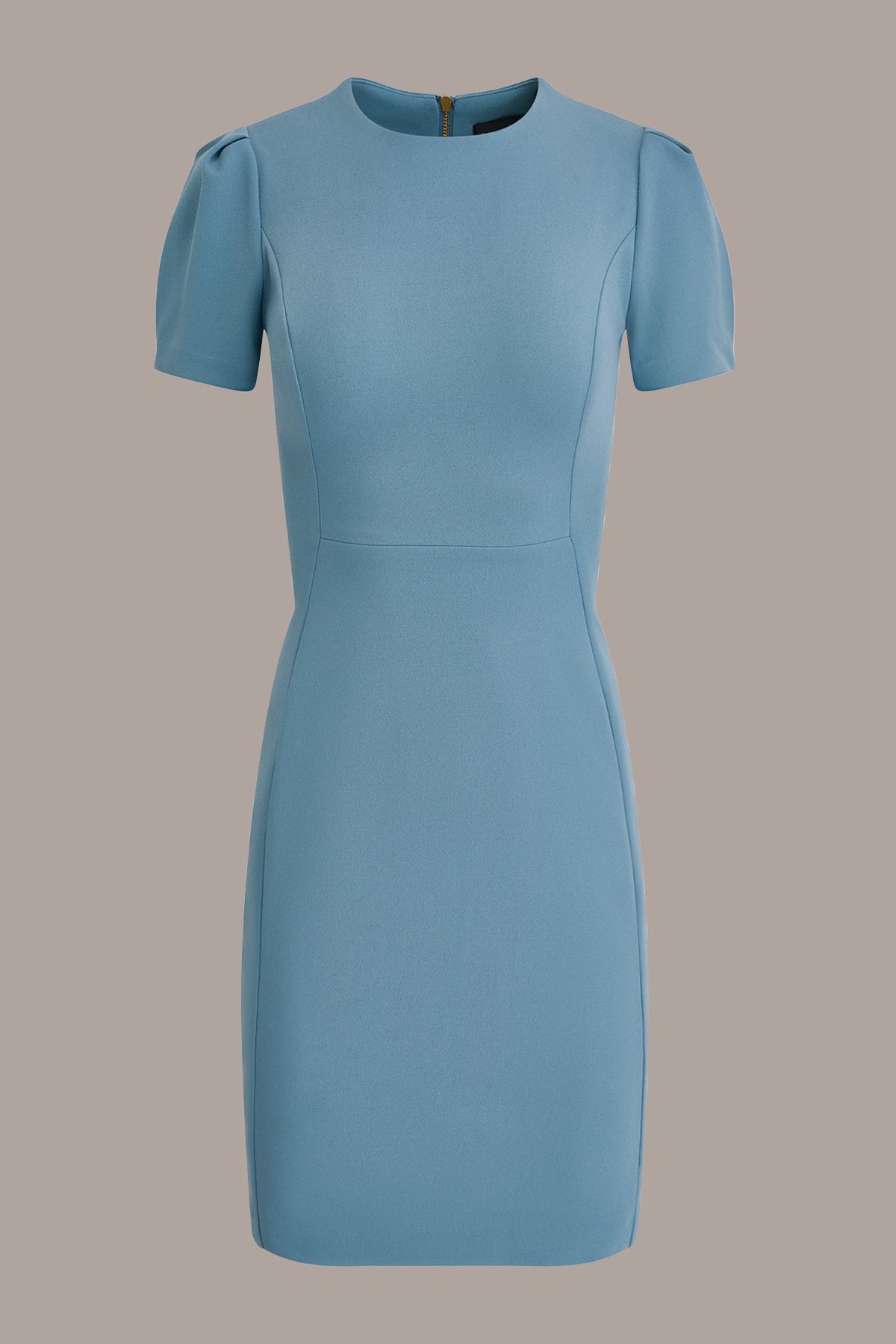 PUFF SLEEVE SHEATH DRESS