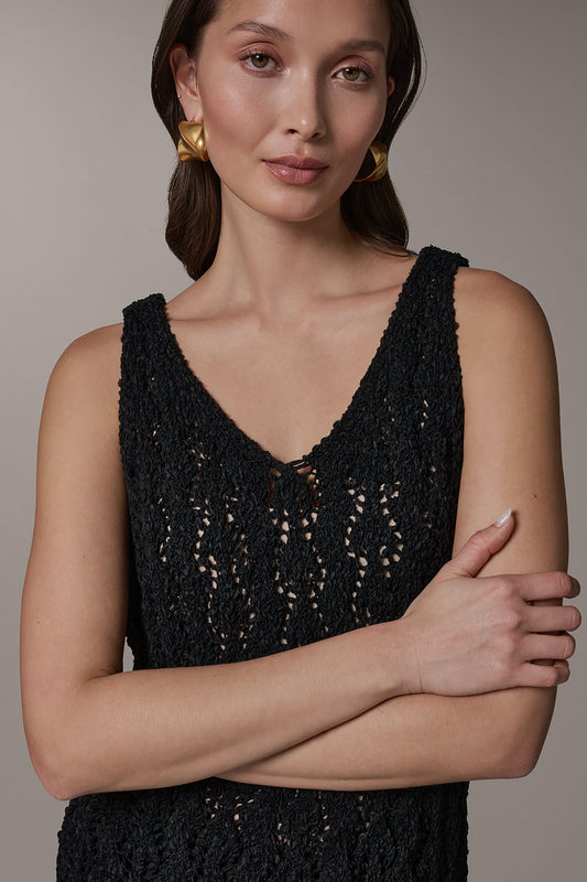 SLEEVELESS SWEATER TANK