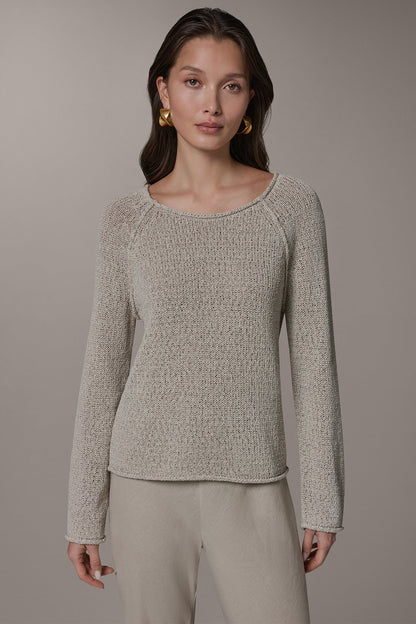 LONG SLEEVE EASY SWEATER