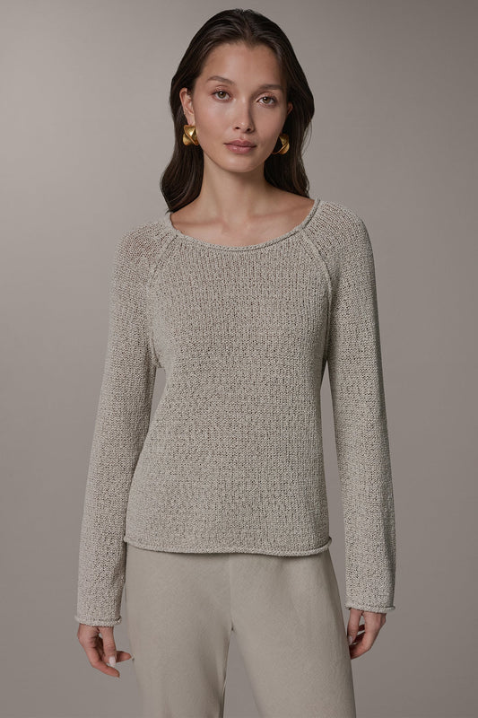 LONG SLEEVE EASY SWEATER