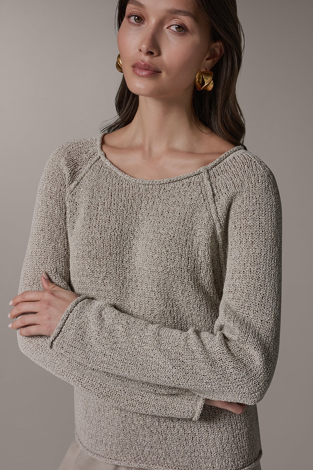 LONG SLEEVE EASY SWEATER