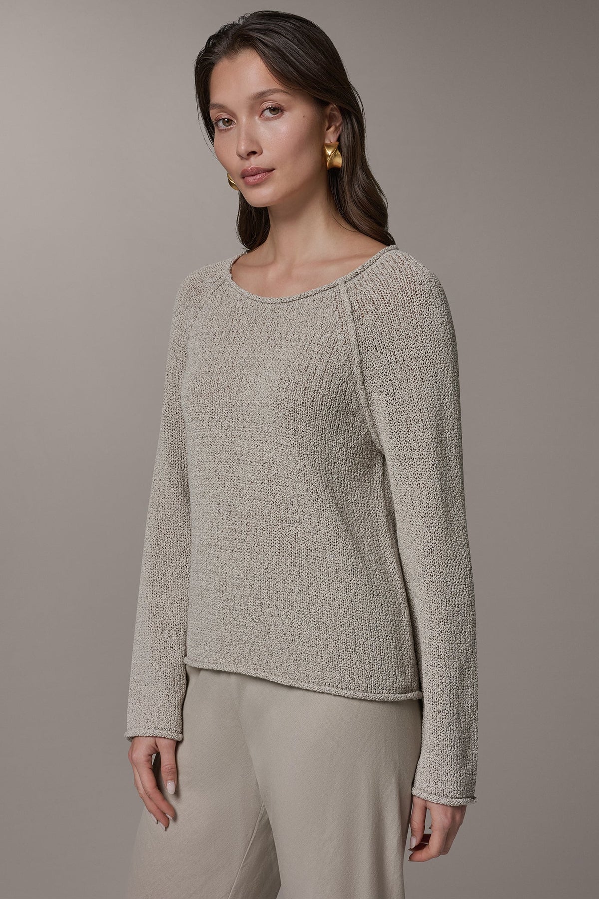 LONG SLEEVE EASY SWEATER