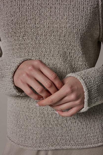 LONG SLEEVE EASY SWEATER