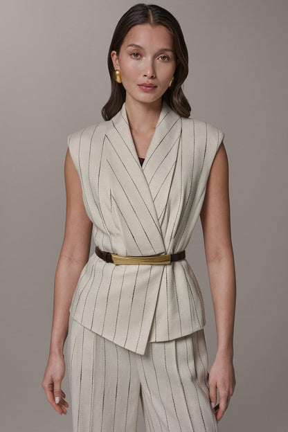 PINSTRIPE VEST