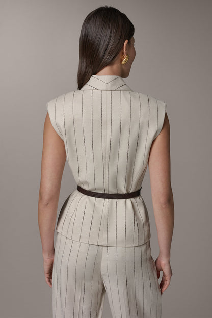 PINSTRIPE VEST