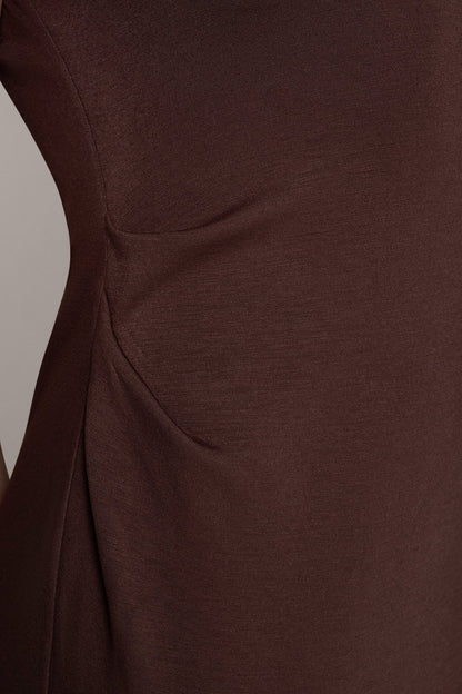 SLEEVELESS TWIST MIDI DRESS