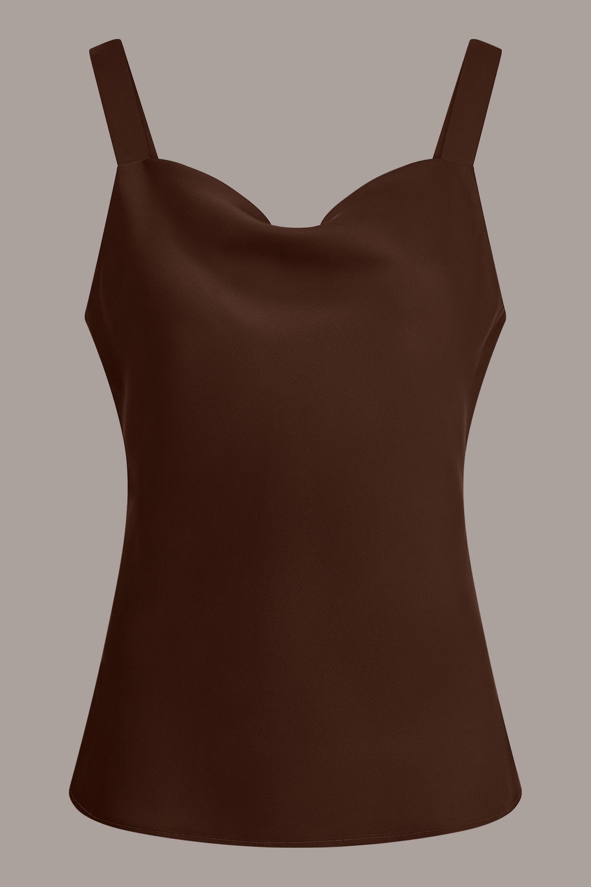 SLEEVELESS COWL NECK CAMI
