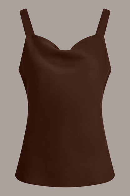 SLEEVELESS COWL NECK CAMI