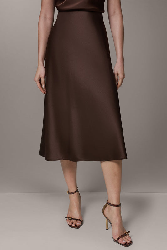 MIDI BIAS SKIRT