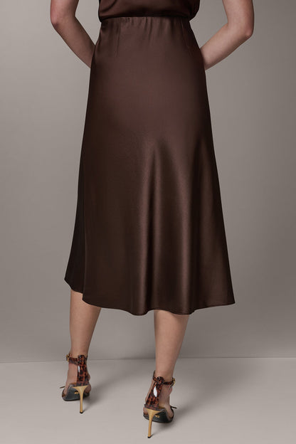 MIDI BIAS SKIRT