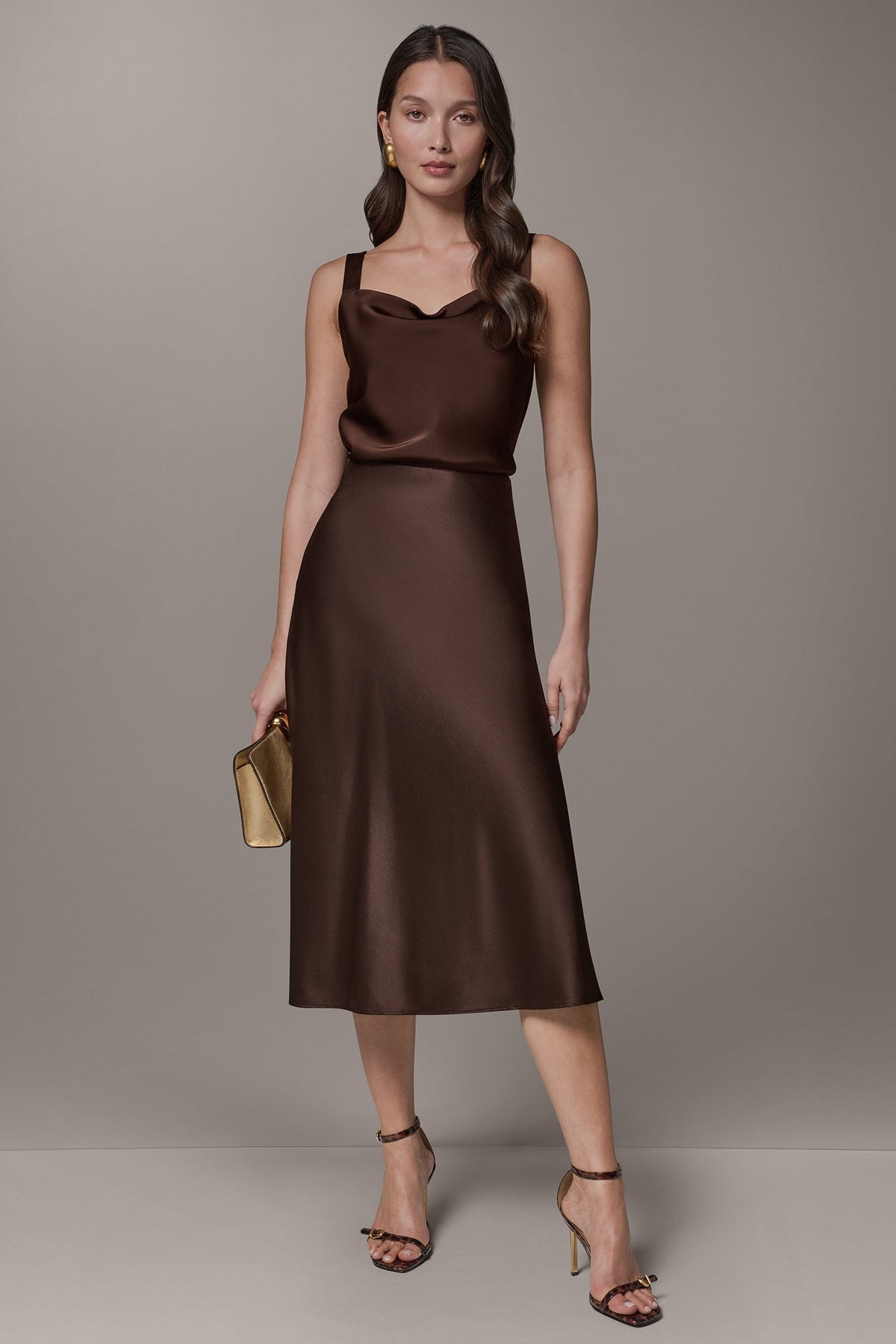 MIDI BIAS SKIRT