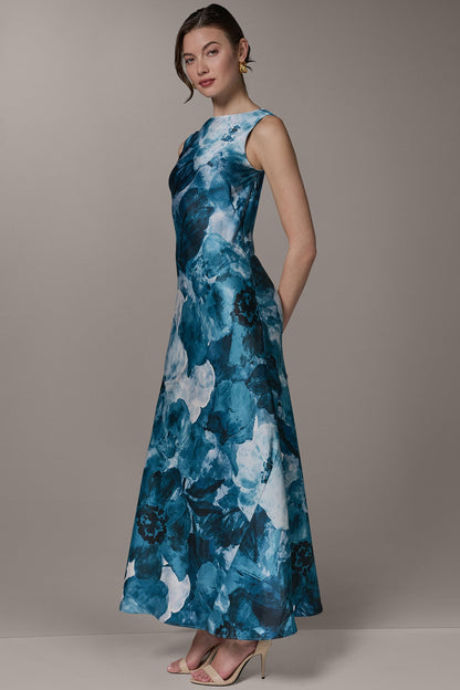 SLEEVELESS TRUMPET GOWN
