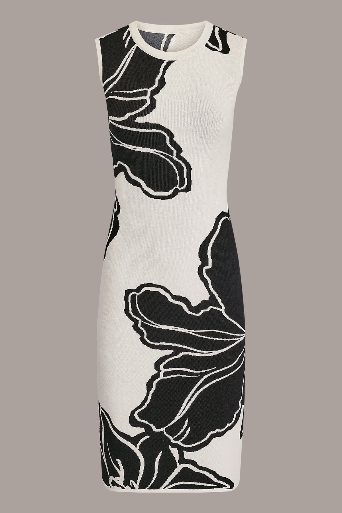 SLEEVELESS MIDI SWEATER DRESS