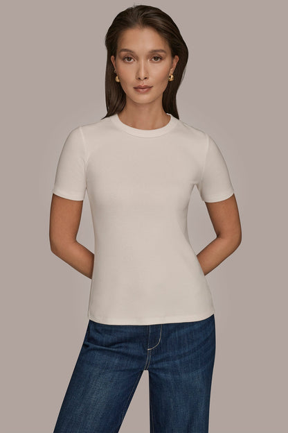 SHORT SLEEVE CREW NECK TEE