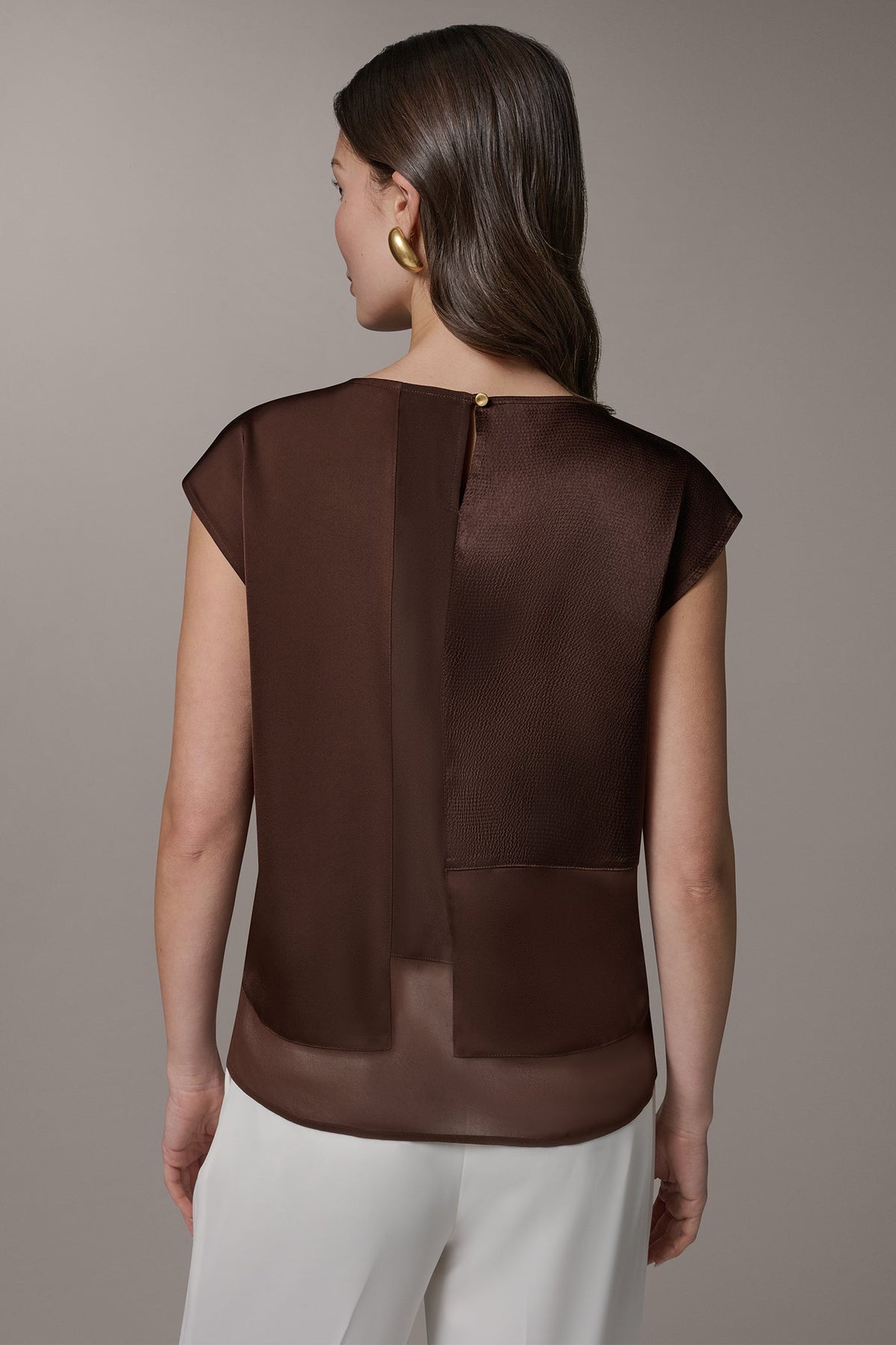 MIXED MEDIA BLOUSE