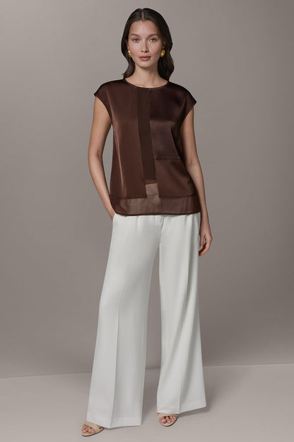 MIXED MEDIA BLOUSE