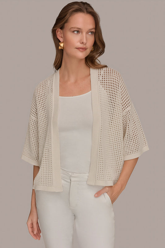 OPEN STITCH CARDIGAN