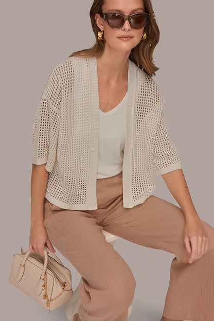 OPEN STITCH CARDIGAN