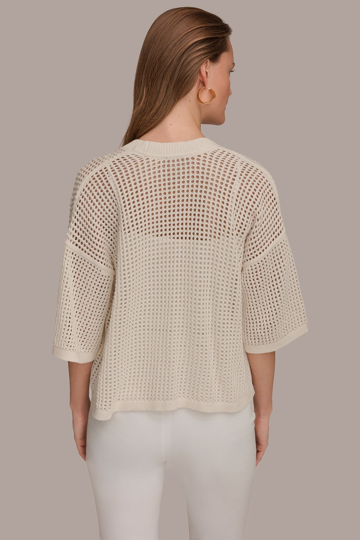 OPEN STITCH CARDIGAN