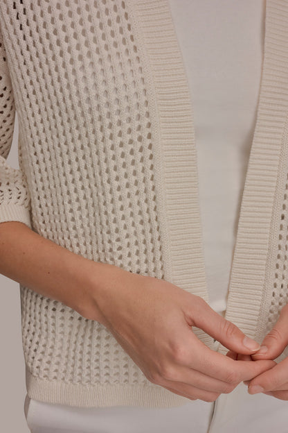 OPEN STITCH CARDIGAN