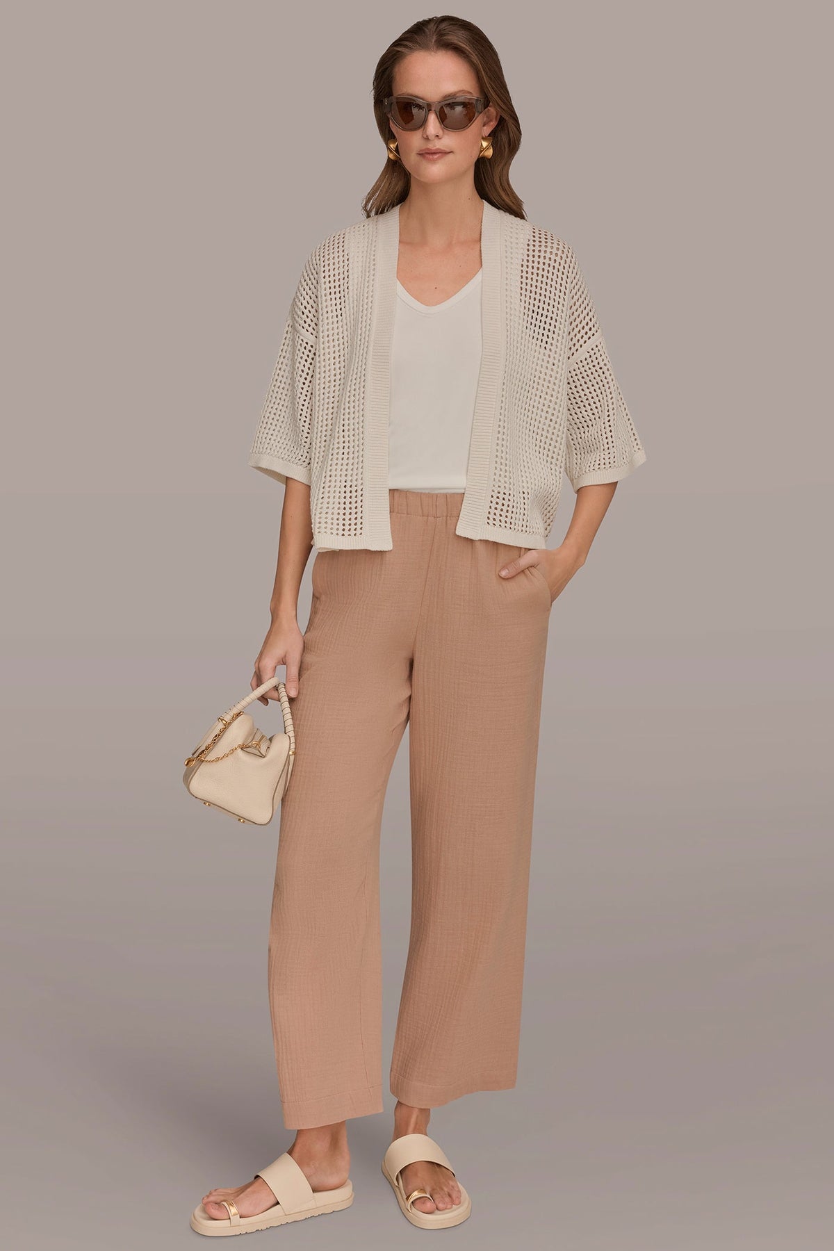 OPEN STITCH CARDIGAN