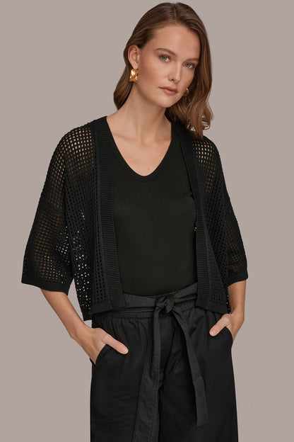 OPEN STITCH CARDIGAN
