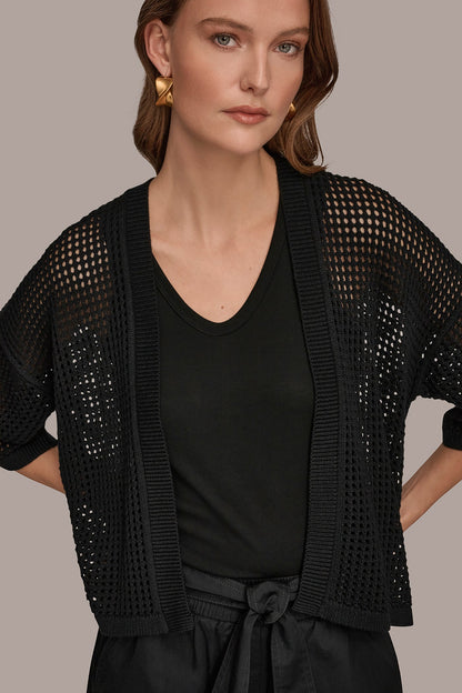 OPEN STITCH CARDIGAN