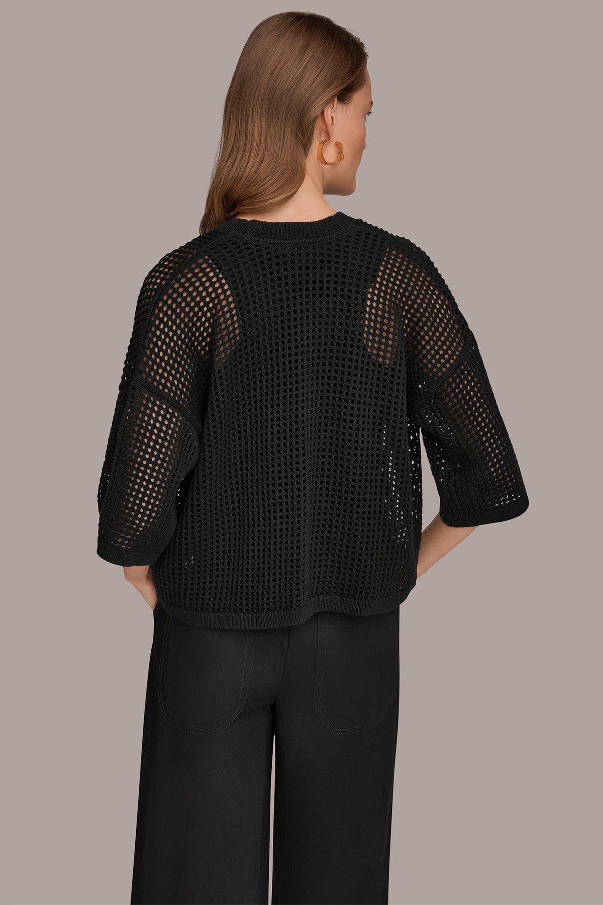 OPEN STITCH CARDIGAN