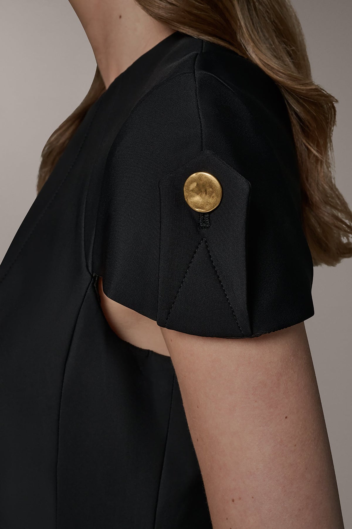 SHORT SLEEVE PEPLUM TOP
