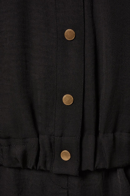 CINCHED HEM SHIRT