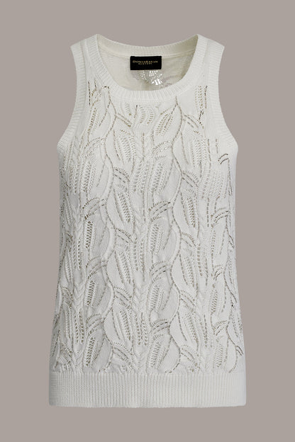 SLEEVELESS SEQUIN SWEATER TANK