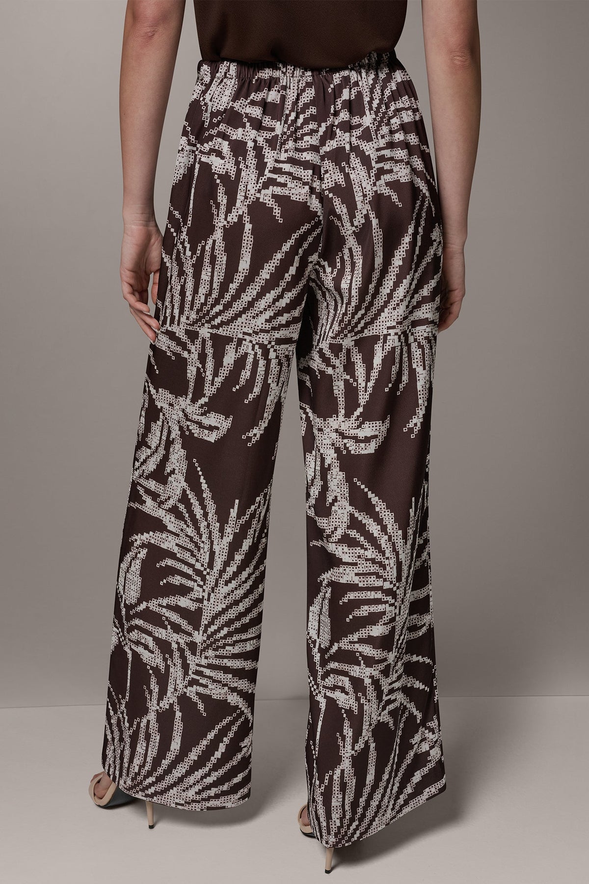 HIGH-RISE PRINT WIDE-LEG PANT