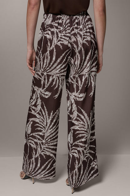 HIGH-RISE PRINT WIDE-LEG PANT
