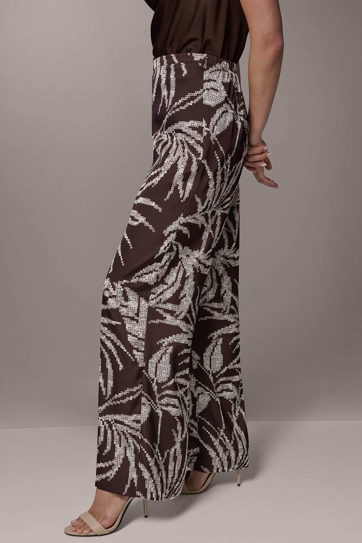 HIGH-RISE PRINT WIDE-LEG PANT