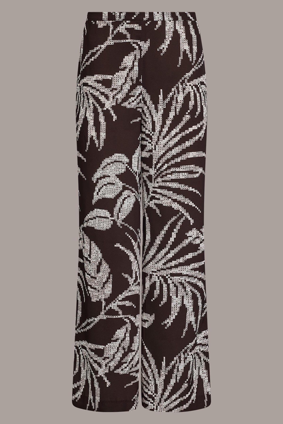 HIGH-RISE PRINT WIDE-LEG PANT