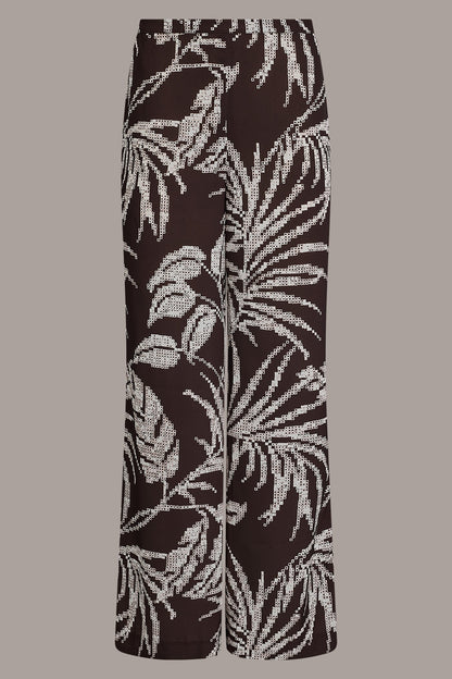 HIGH-RISE PRINT WIDE-LEG PANT