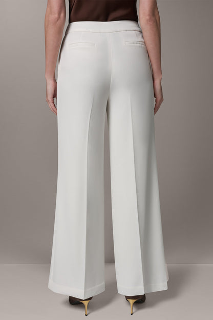 MID-RISE PLEATED WIDE-LEG PANT