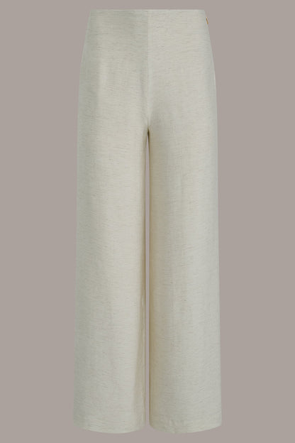 EXTRA HIGH-RISE MÈLANGE WIDE-LEG PANT